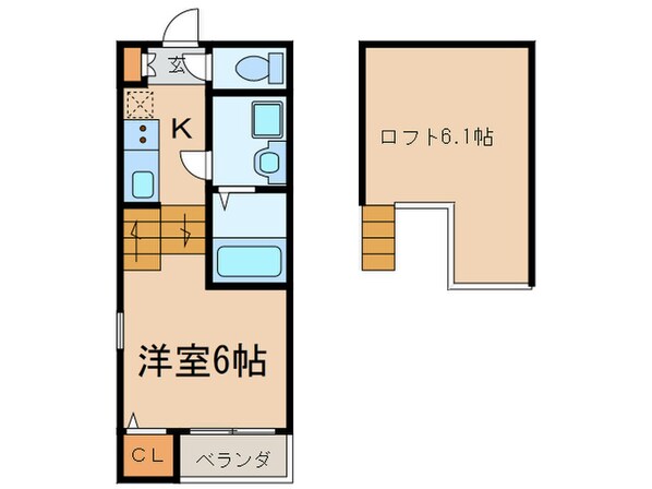 ラファージュ東海通の物件間取画像